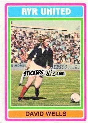 Sticker David Wells - Scottish Footballers 1976-1977
 n. 31 - Topps