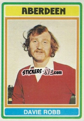 Sticker Davie Robb - Scottish Footballers 1976-1977
 - Topps