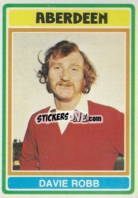 Sticker Davie Robb - Scottish Footballers 1976-1977
 n. 17 - Topps