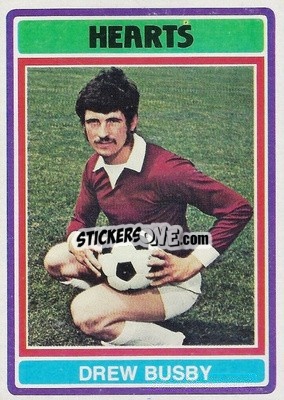 Figurina Drew Busby - Scottish Footballers 1976-1977
 - Topps