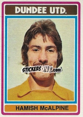 Figurina Hamish McAlpine - Scottish Footballers 1976-1977
 n. 10 - Topps