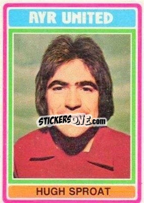 Sticker Hugh Sproat - Scottish Footballers 1976-1977
 n. 97 - Topps