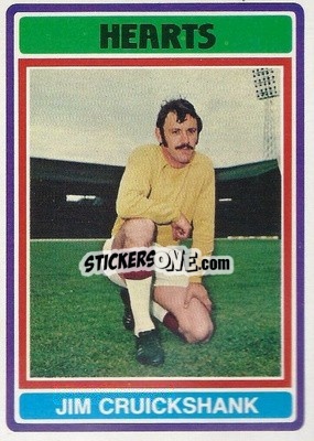 Cromo Jim Cruickshank - Scottish Footballers 1976-1977
 - Topps