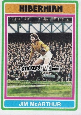 Sticker Jim McArthur - Scottish Footballers 1976-1977
 n. 105 - Topps