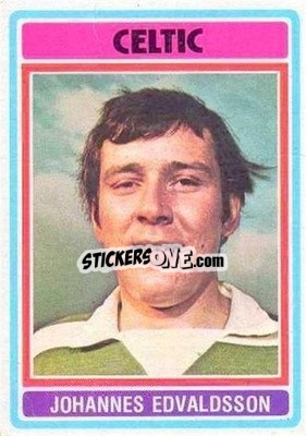 Sticker Johannes Edvaldsson - Scottish Footballers 1976-1977
 n. 5 - Topps