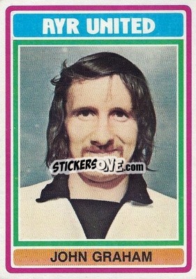 Sticker John Graham - Scottish Footballers 1976-1977
 n. 106 - Topps