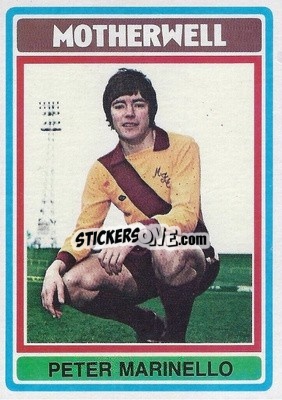 Cromo Peter Marinello - Scottish Footballers 1976-1977
 - Topps