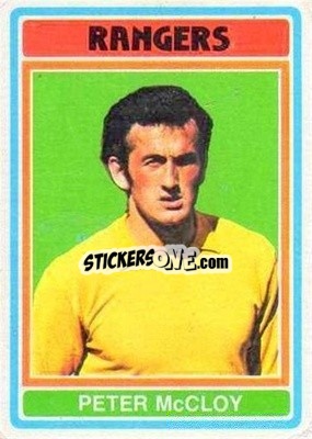 Sticker Peter McCloy - Scottish Footballers 1976-1977
 - Topps