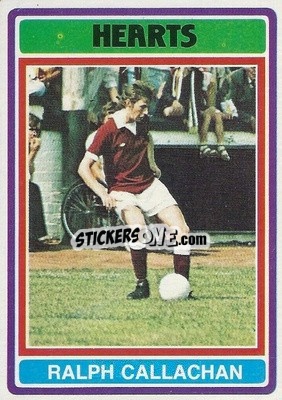Cromo Ralph Callachan - Scottish Footballers 1976-1977
 - Topps