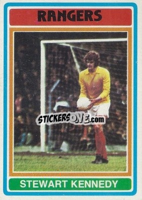 Cromo Stewart Kennedy - Scottish Footballers 1976-1977
 - Topps