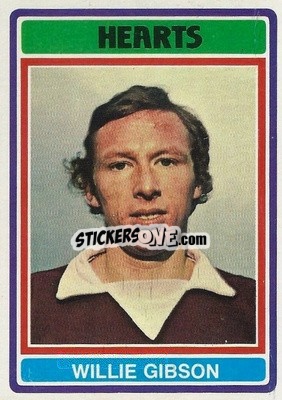 Sticker Willie Gibson - Scottish Footballers 1976-1977
 n. 77 - Topps