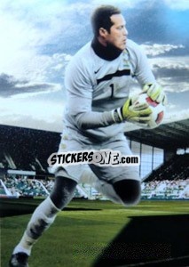 Sticker Julio Cesar - World Football UNIQUE 2012 - Futera