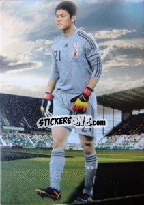 Sticker Eiji Kawashima - World Football UNIQUE 2012 n. 7 - Futera