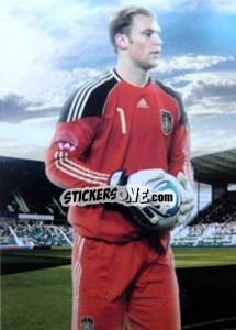 Sticker Manuel Neuer - World Football UNIQUE 2012 - Futera