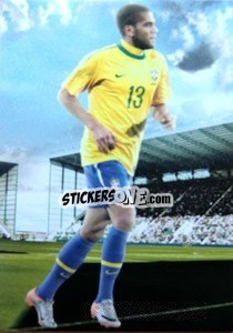 Sticker Dani Alves - World Football UNIQUE 2012 n. 13 - Futera