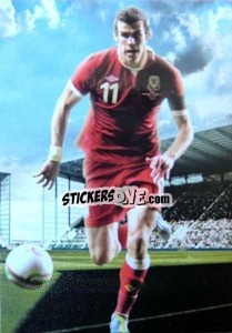 Sticker Gareth Bale - World Football UNIQUE 2012 - Futera