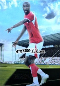 Sticker Johan Djourou - World Football UNIQUE 2012 - Futera