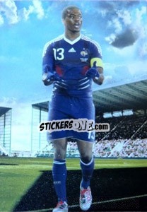 Sticker Patrice Evra - World Football UNIQUE 2012 - Futera