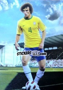 Cromo David Luiz - World Football UNIQUE 2012 - Futera