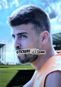 Sticker Gerard Pique - World Football UNIQUE 2012 n. 47 - Futera