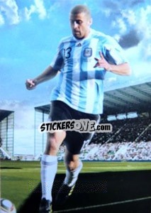 Sticker Walter Samuel - World Football UNIQUE 2012 - Futera