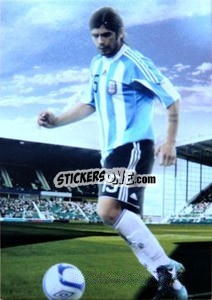Sticker Ever Banega - World Football UNIQUE 2012 - Futera