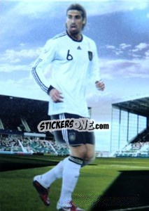 Sticker Sami Khedira - World Football UNIQUE 2012 n. 83 - Futera