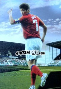 Sticker Park Ji-Sung - World Football UNIQUE 2012 - Futera