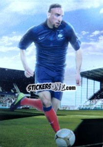 Sticker Franck Ribery - World Football UNIQUE 2012 n. 99 - Futera