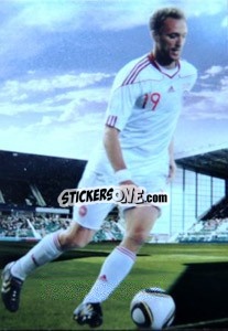 Sticker Dennis Rommedahl - World Football UNIQUE 2012 - Futera