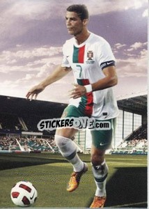 Sticker Cristiano Ronaldo - World Football UNIQUE 2012 n. 103 - Futera