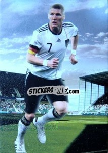 Sticker Bastian Schweinsteiger - World Football UNIQUE 2012 - Futera