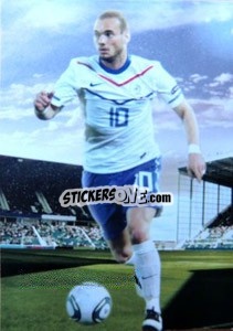 Figurina Wesley Sneijder - World Football UNIQUE 2012 - Futera