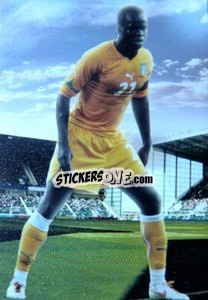 Sticker Cheick Tiote - World Football UNIQUE 2012 - Futera