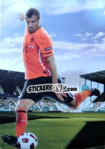 Sticker Rafael van der Vaart - World Football UNIQUE 2012 n. 110 - Futera