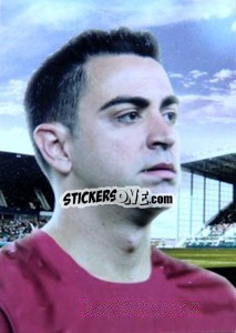 Sticker Xavi Hernandez - World Football UNIQUE 2012 n. 113 - Futera