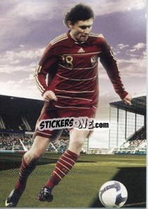 Sticker Yuri Zhirkov - World Football UNIQUE 2012 - Futera