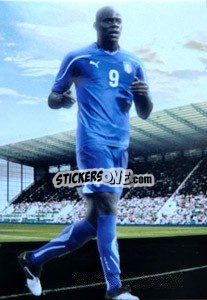 Sticker Mario Balotelli - World Football UNIQUE 2012 - Futera