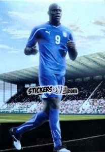 Figurina Mario Balotelli - World Football UNIQUE 2012 - Futera