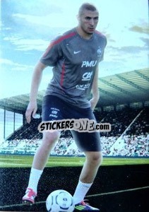Sticker Karim Benzema - World Football UNIQUE 2012 n. 120 - Futera