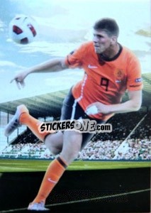 Sticker Klaas-Jan Huntelaar - World Football UNIQUE 2012 - Futera