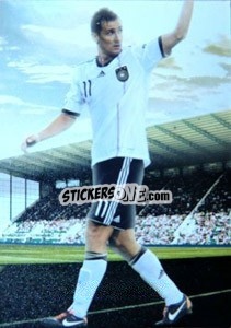 Sticker Miroslav Klose - World Football UNIQUE 2012 n. 136 - Futera