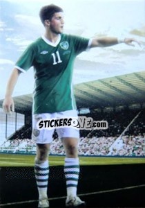 Sticker Shane Long - World Football UNIQUE 2012 - Futera