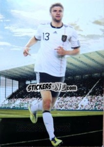 Sticker Thomas Muller - World Football UNIQUE 2012 - Futera