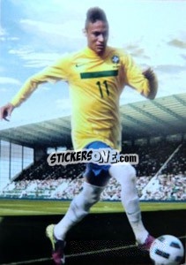 Sticker Neymar - World Football UNIQUE 2012 n. 142 - Futera