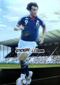 Sticker Shinji Okazaki - World Football UNIQUE 2012 - Futera