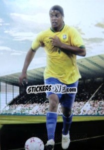 Sticker Ronaldinho - World Football UNIQUE 2012 n. 148 - Futera