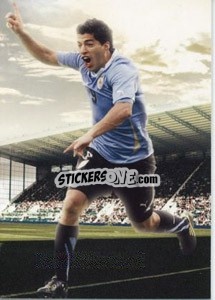 Sticker Luis Alberto Suarez - World Football UNIQUE 2012 n. 154 - Futera