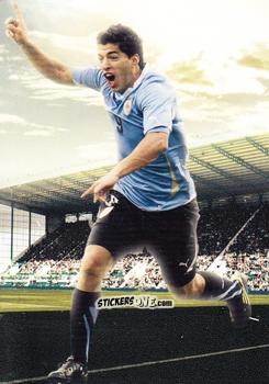 Sticker Luis Alberto Suarez - World Football UNIQUE 2012 n. 154p - Futera