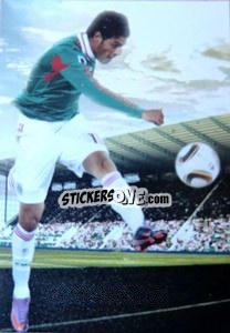 Sticker Carlos Vela - World Football UNIQUE 2012 - Futera